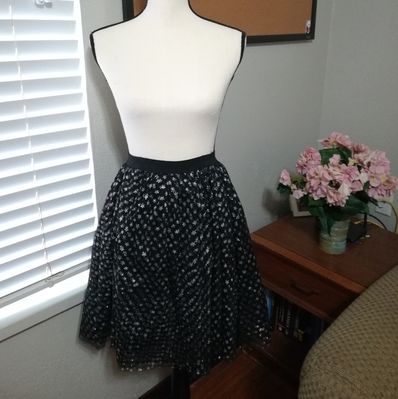 Silver Star Glitter Tulle Tutu - Picture 2 of 5